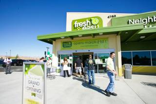 The Grand Opening of Fresh & Easy on 4760 W. Cactus in the southwest part of Las Vegas, Wednesday March 21, 2012.